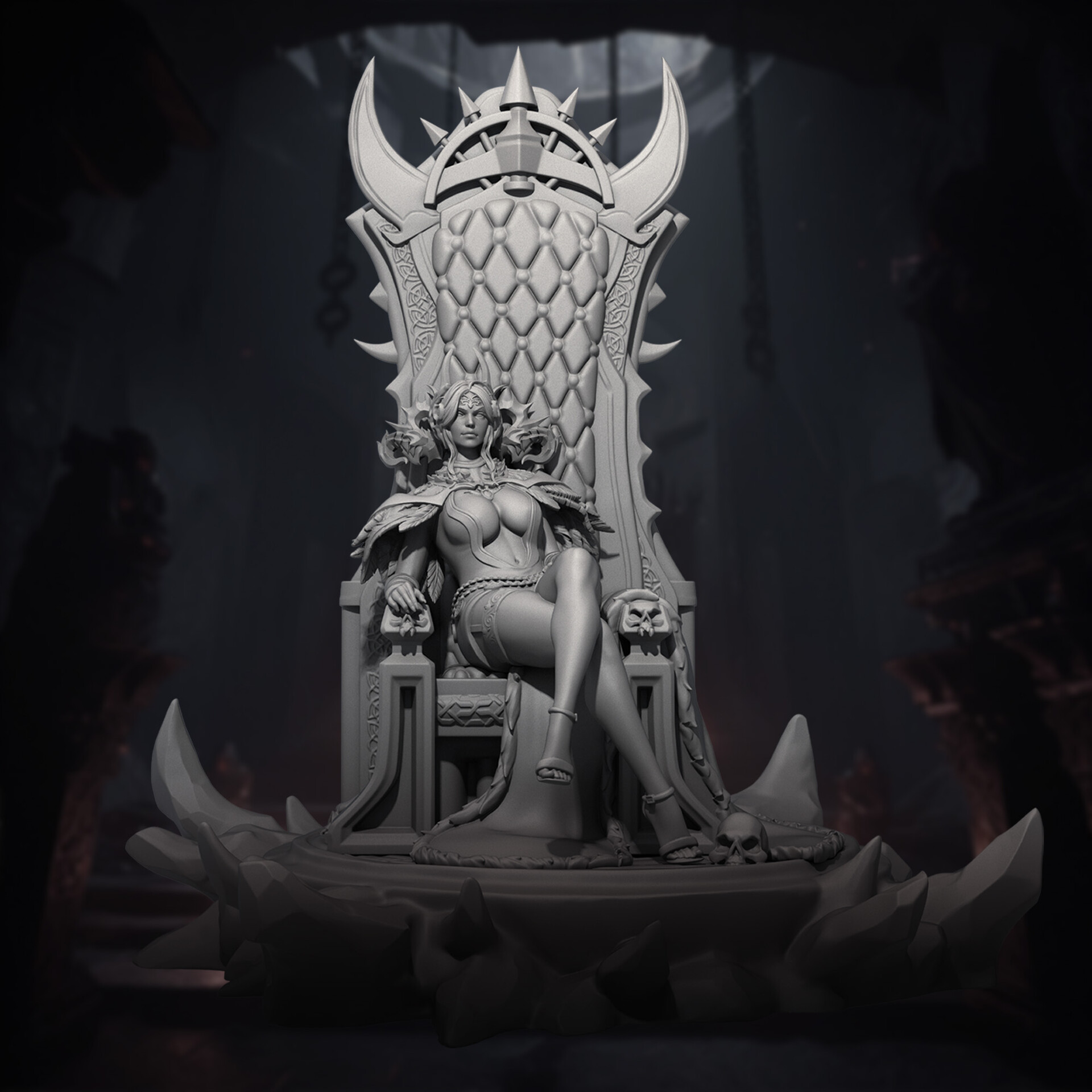ArtStation - Amarantha. The Queen of the Dark Kingdom