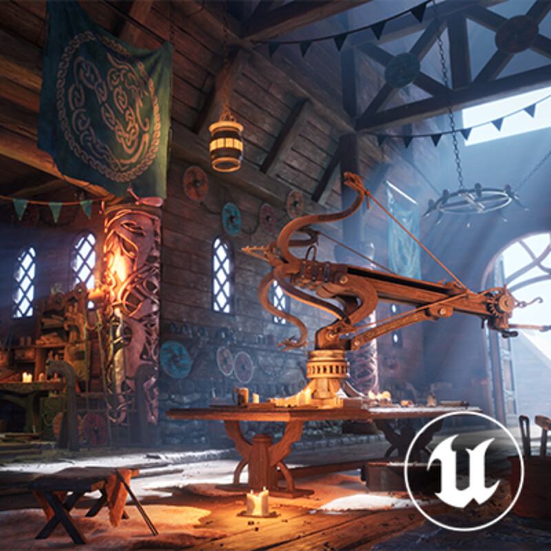 Viking's Workshop - Game Environment
