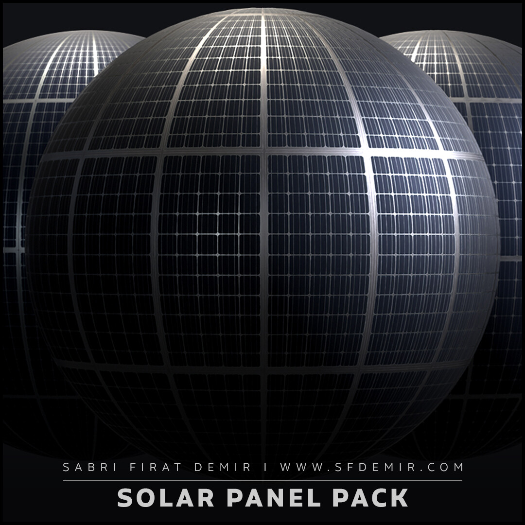 Solar Panel Material Pack Vol 01