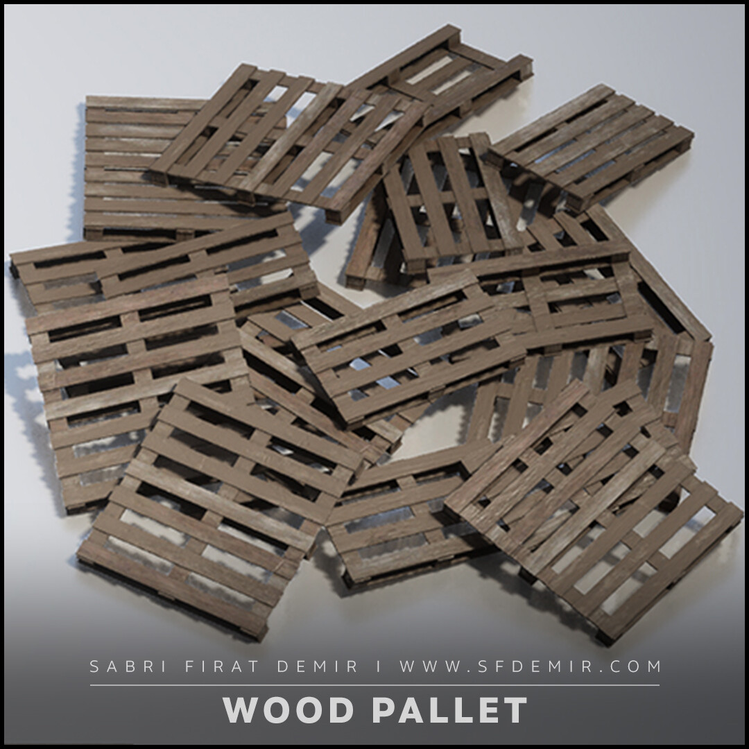 Industrial Wood Pack 01 – Modular Low-Poly Wooden Assets with PBR Textures