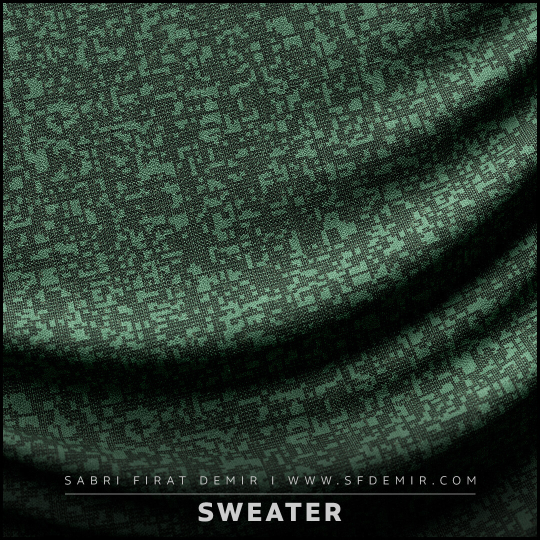 PBR Sweater Cloth Texture Pack