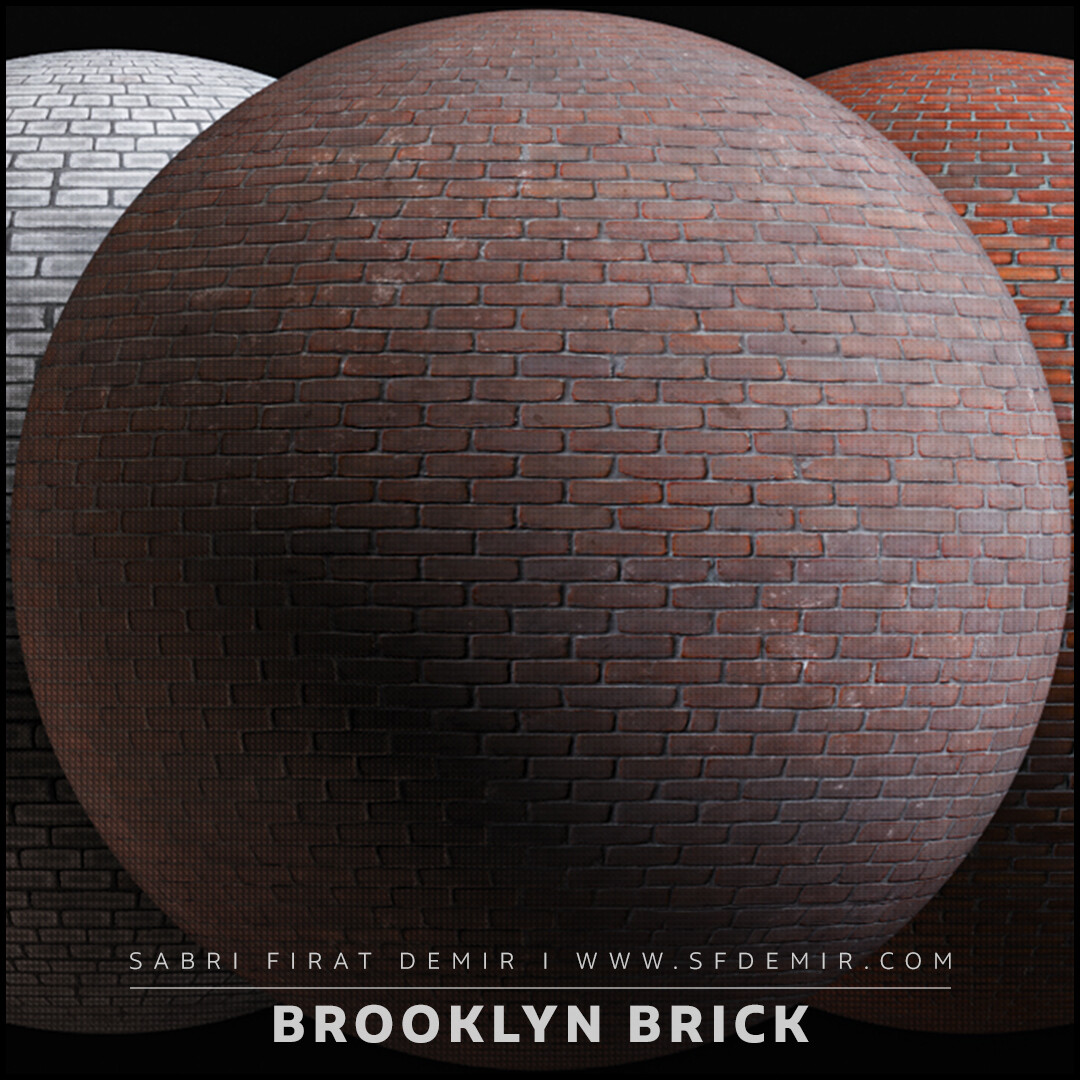 Brooklyn Brick PBR Material Pack Vol 02