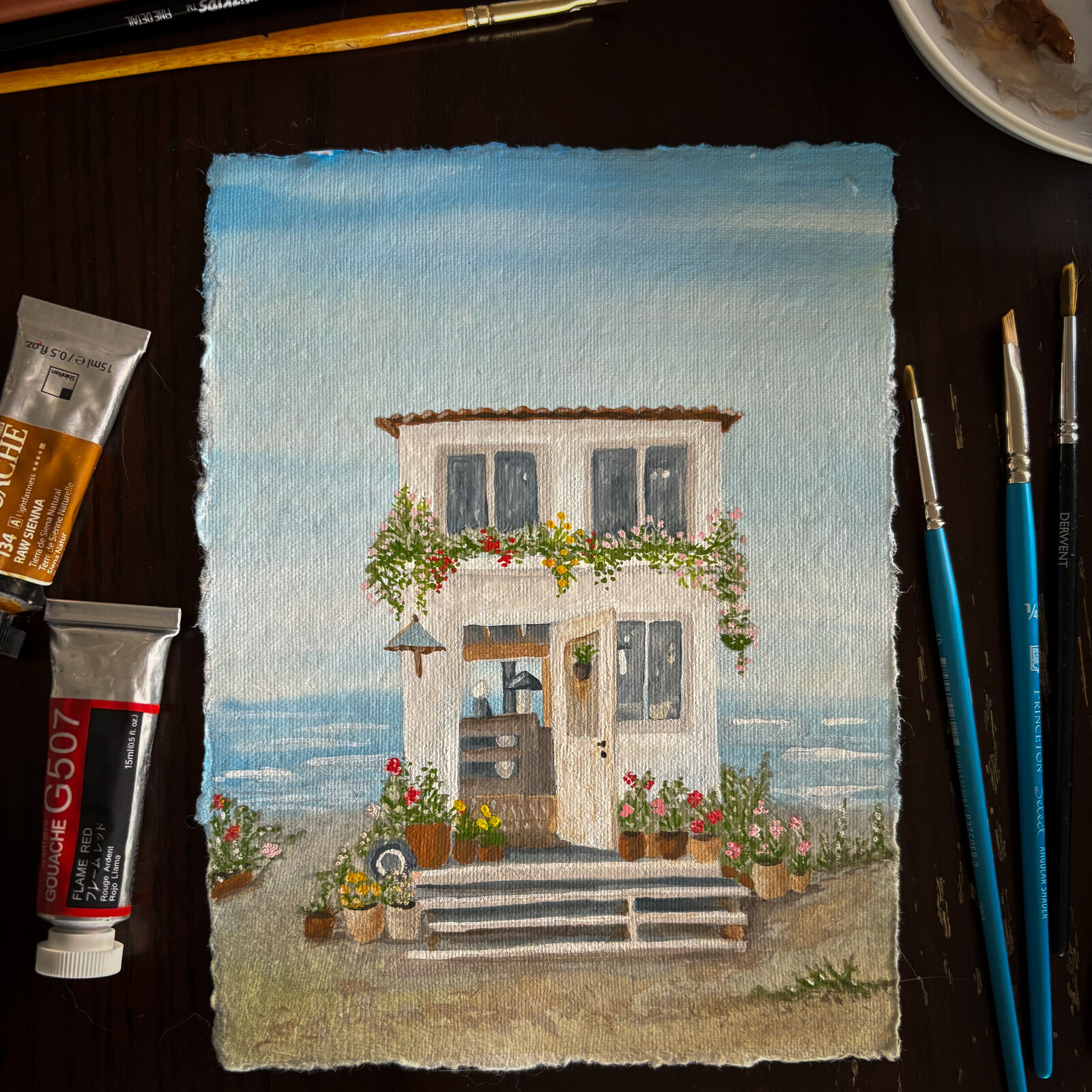 Gouache Painting