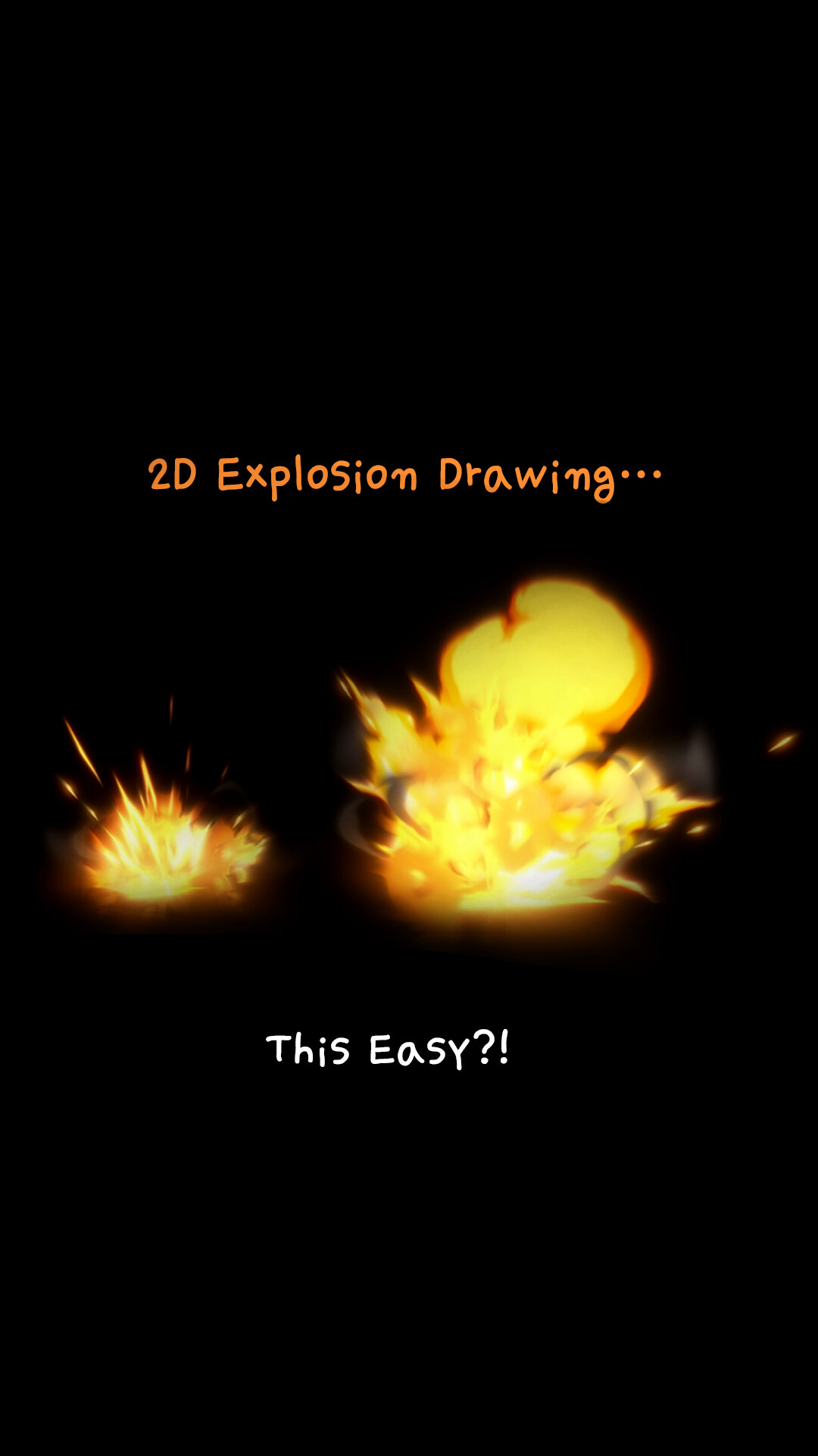 ArtStation - 2D Explosion Drawing… This Easy?!