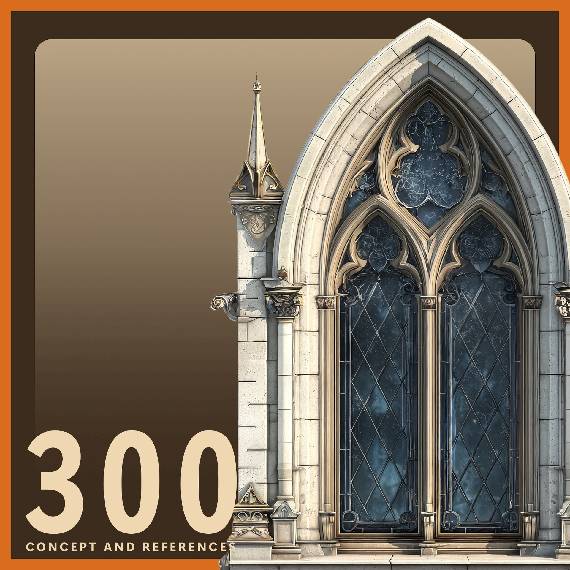 ArtStation - 300 Gothic-style Window Concept and Reference