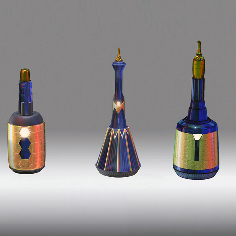 Journey to Foundation: Bottles and Glasses Prop Concepts