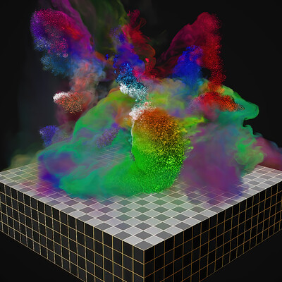 UE5 Audio Reactive Fluid Simulation