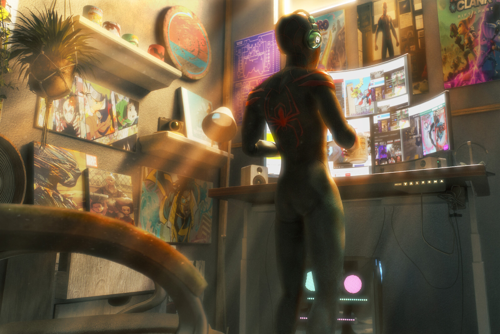 Miles Morales | Spider-Man: Working From Home