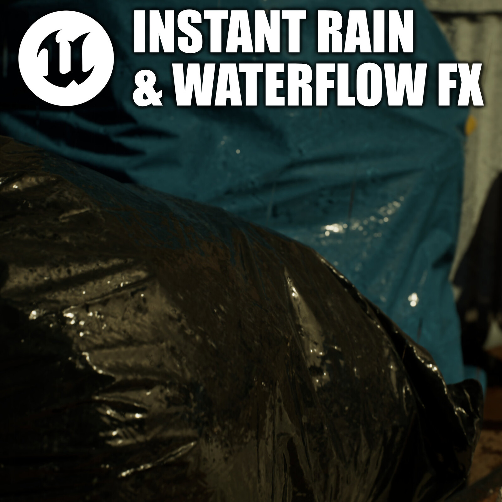 Unreal Engine - Instant Rain and Waterflow Effect Update