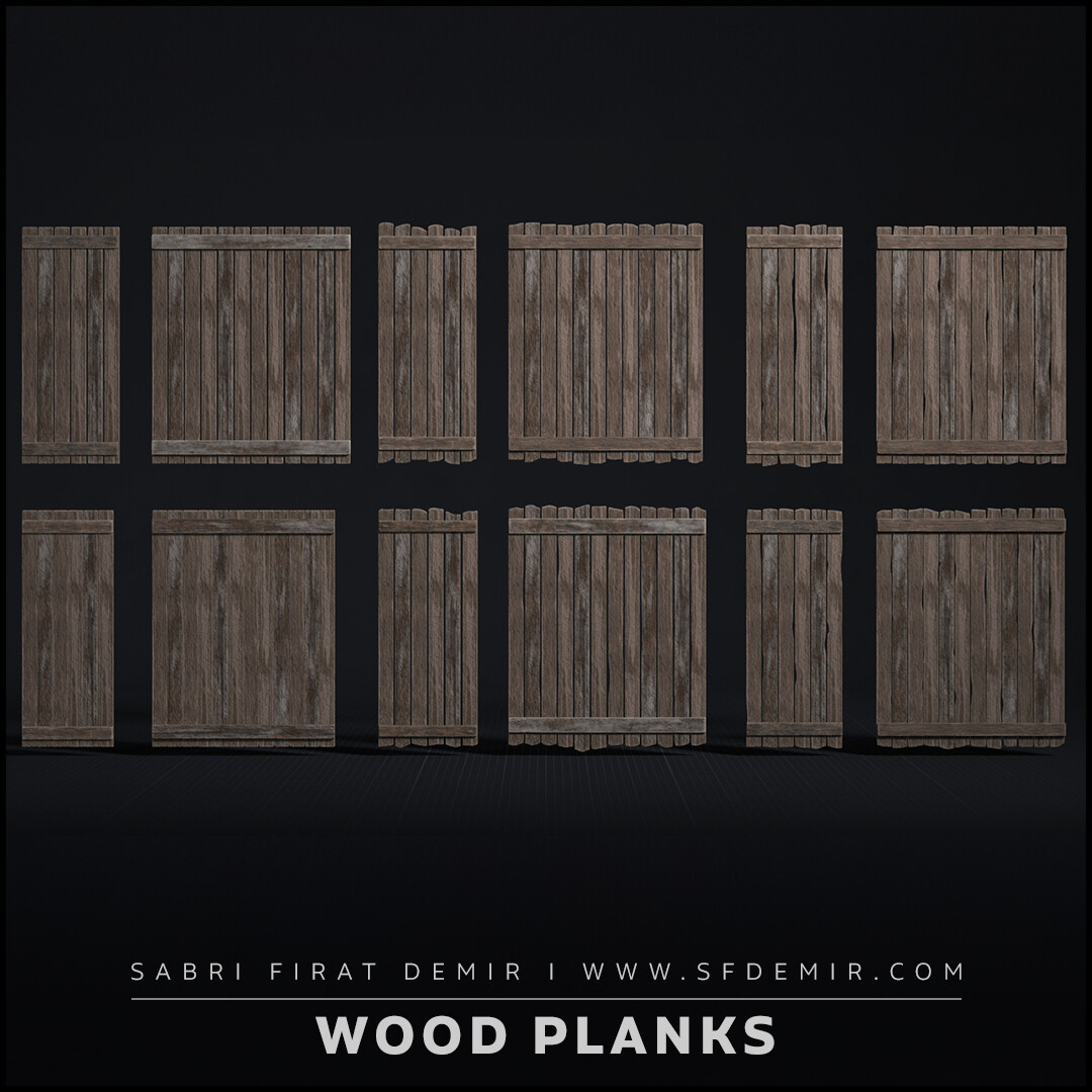 Wooden Planks Pack 01 - High-Quality Wooden Plank Textures