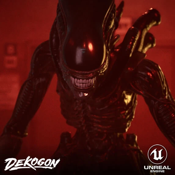 ArtStation - Cinematic Lighting — Xenomorph Encounter in Military Sci ...