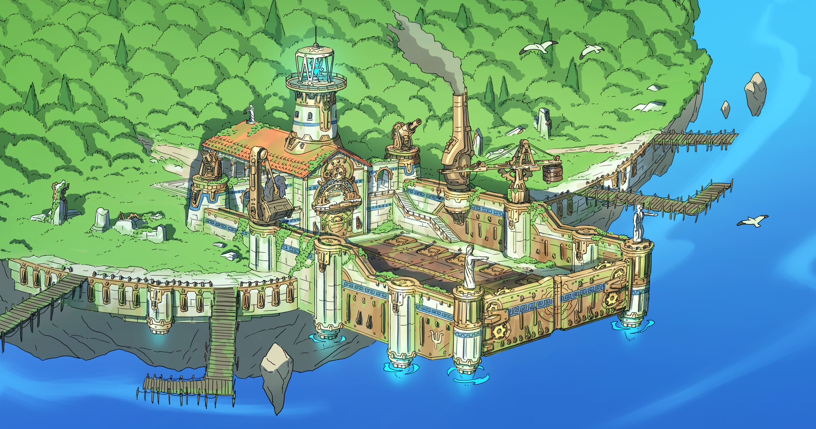 Echoes of Elysium: Architecture