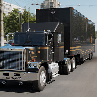 ArtStation - Knight Rider Semi - Season 1 & 2 1980 GMC General ...