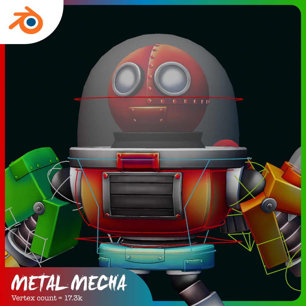 ArtStation - METAL MECHA RIG