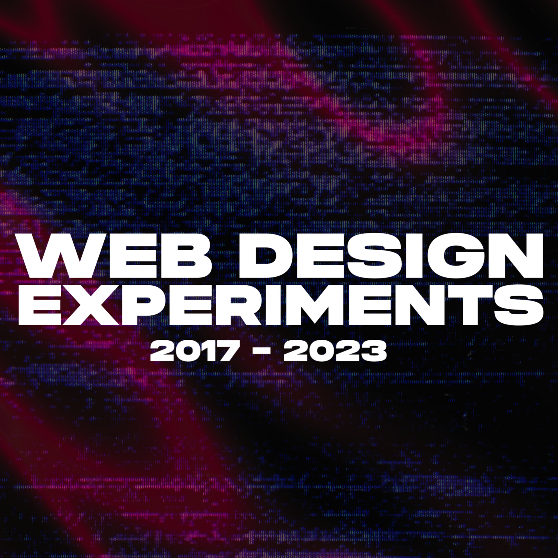 Web Design Experiments