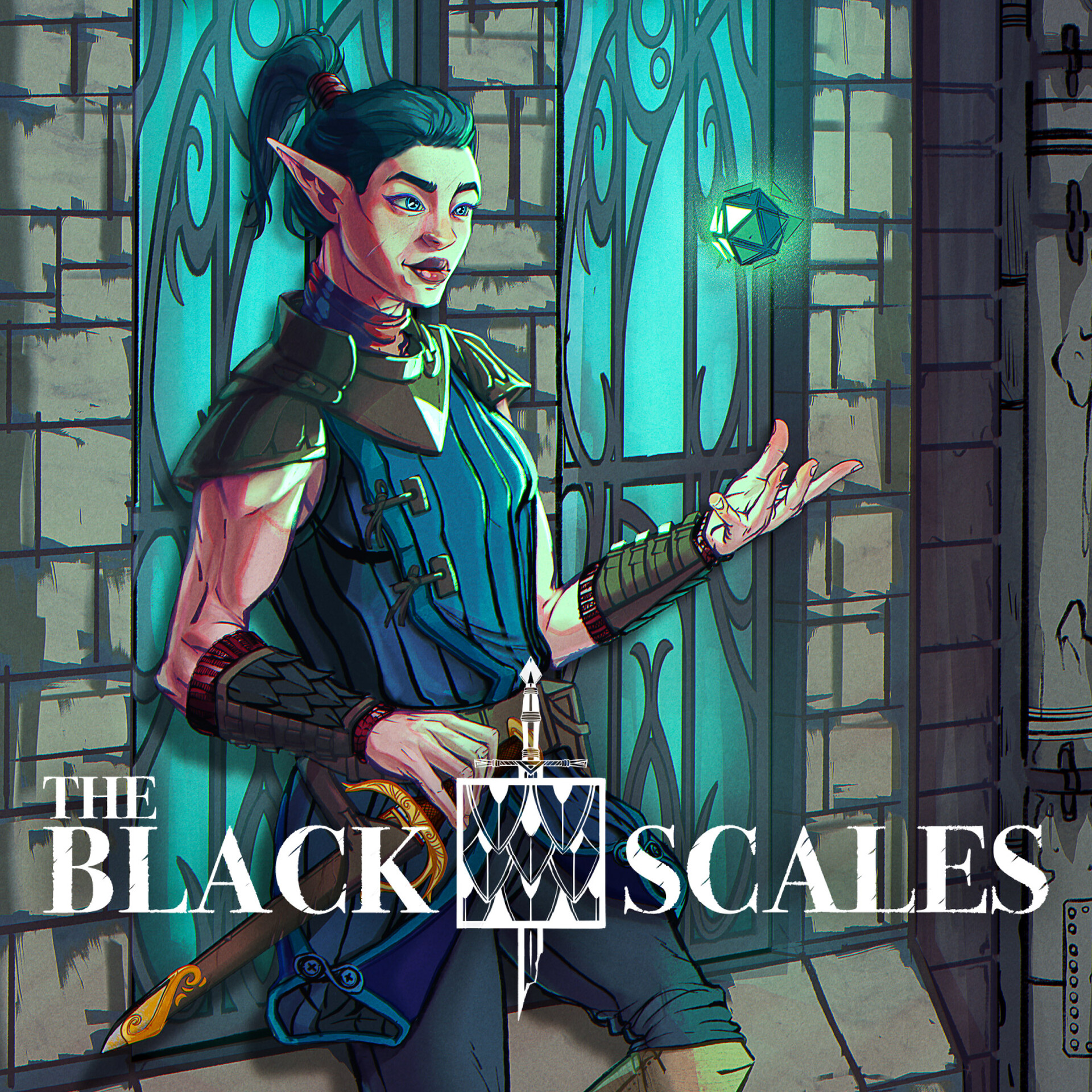 Vivian – A Black Scales Thief | Fantasy Character Concept Art