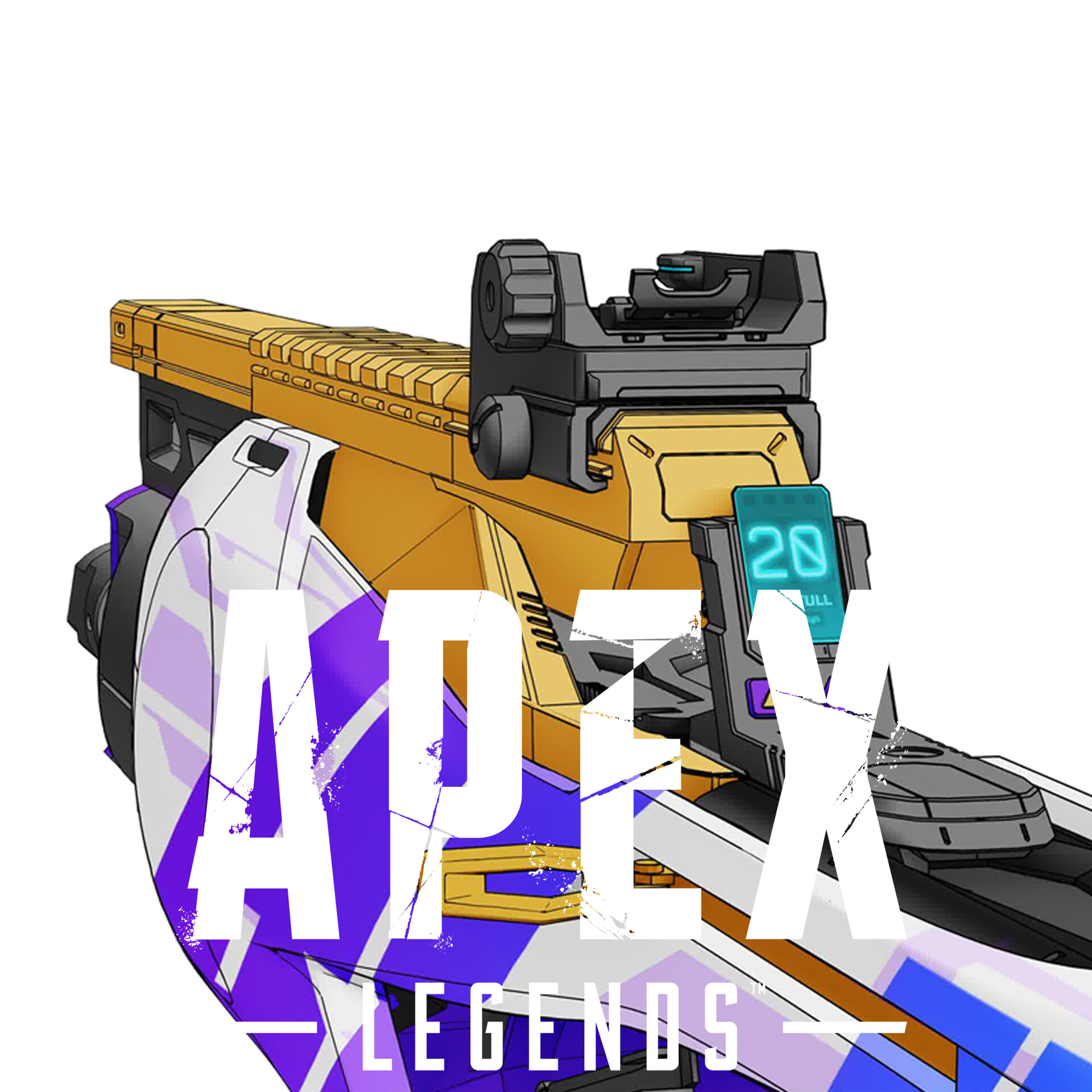 ArtStation - Apex Legends: Flatline Legendary Skin - Streamline