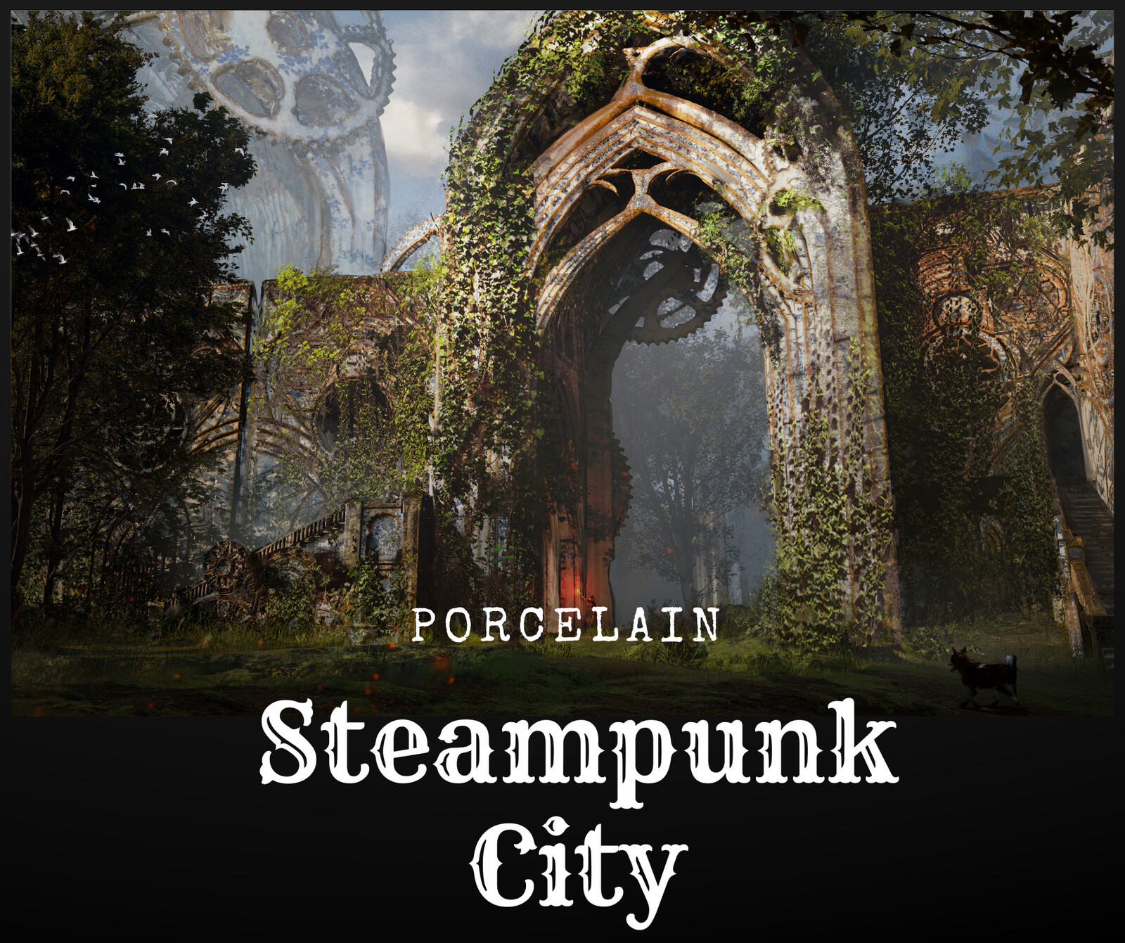 Porcelain Steampunk City — Forgotten Gate