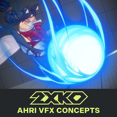 2XKO Ahri VFX concepts