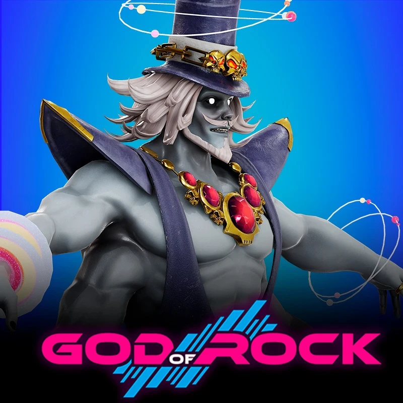 ArtStation - GOD OF ROCK - 3D Character: The God of Rock
