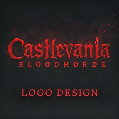 Castlevania Bloodhorde: Logo Design