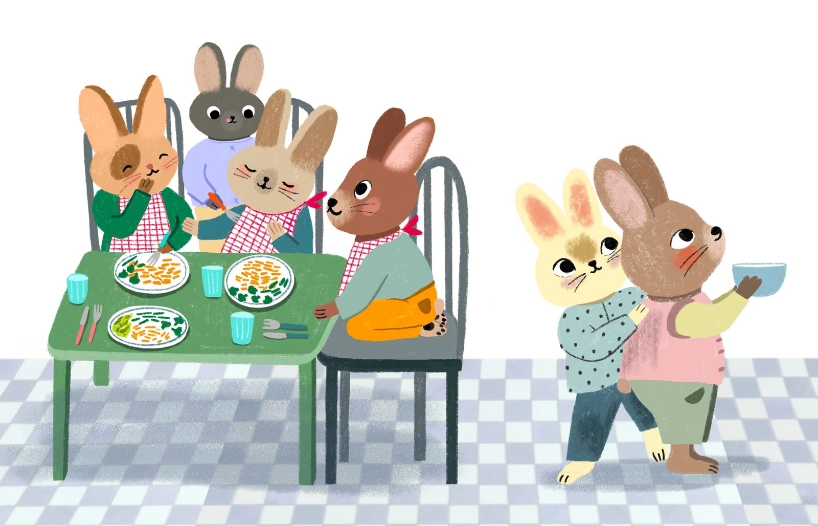 La cantine des petits lapins - Mes Premiers J'aime Lire
