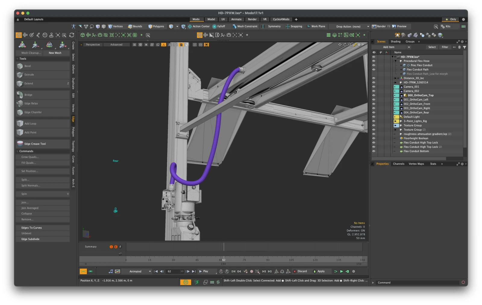 Rigging and procedural modelling applications in Technical Illustration