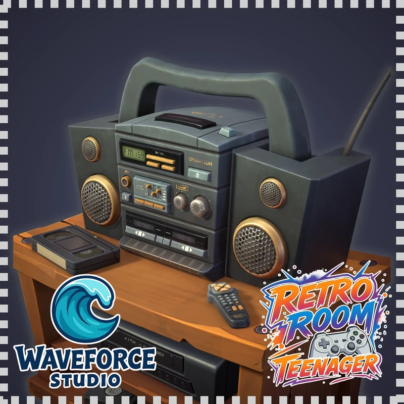 Retro Stylized Cassette