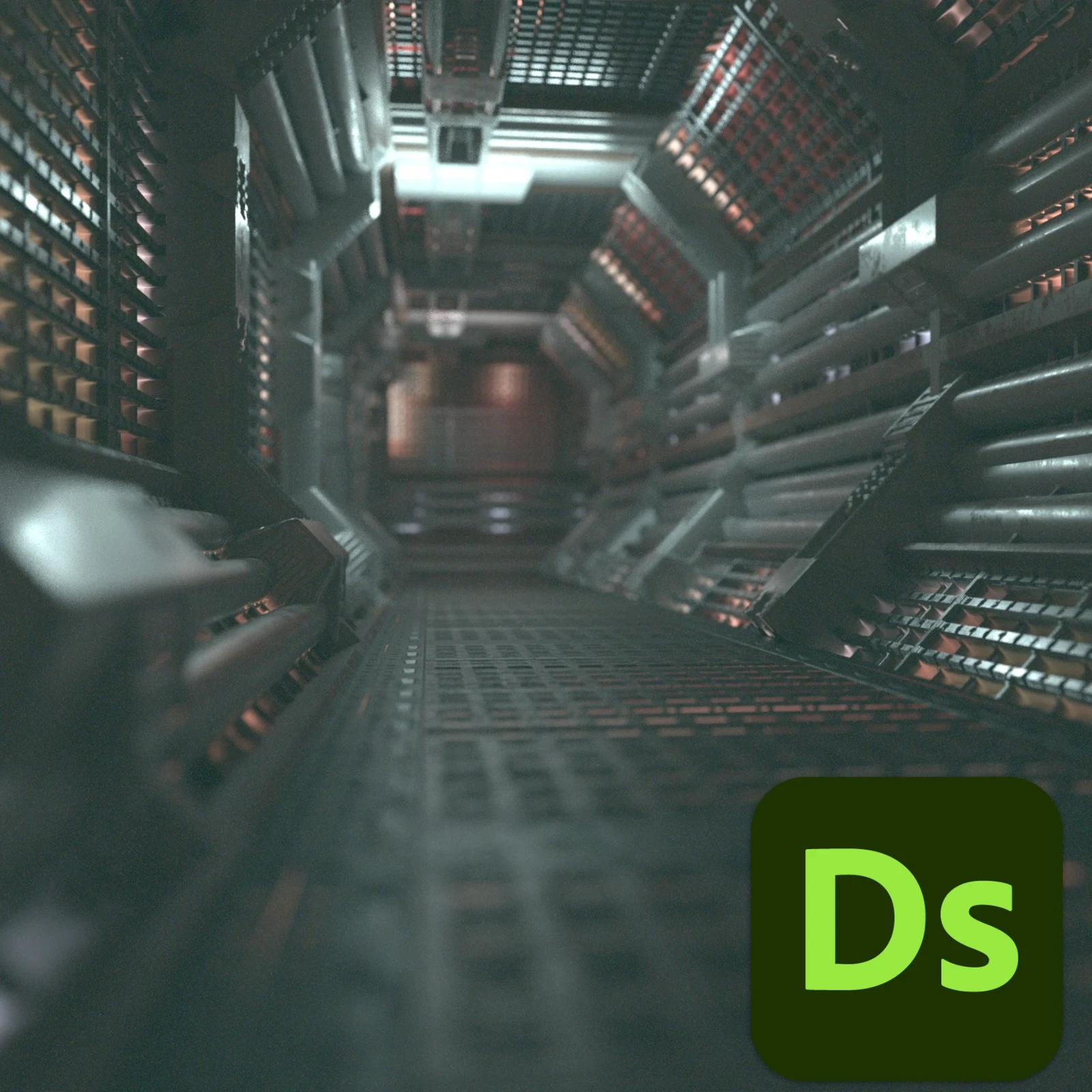 Creating Nostromo Corridors with Substance Designer