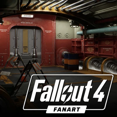 Fallout Vault Maintence Corridor - Unreal 5 Fanart
