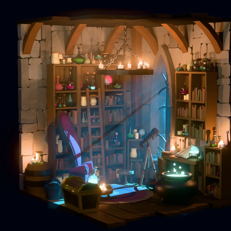 The Wizard's room