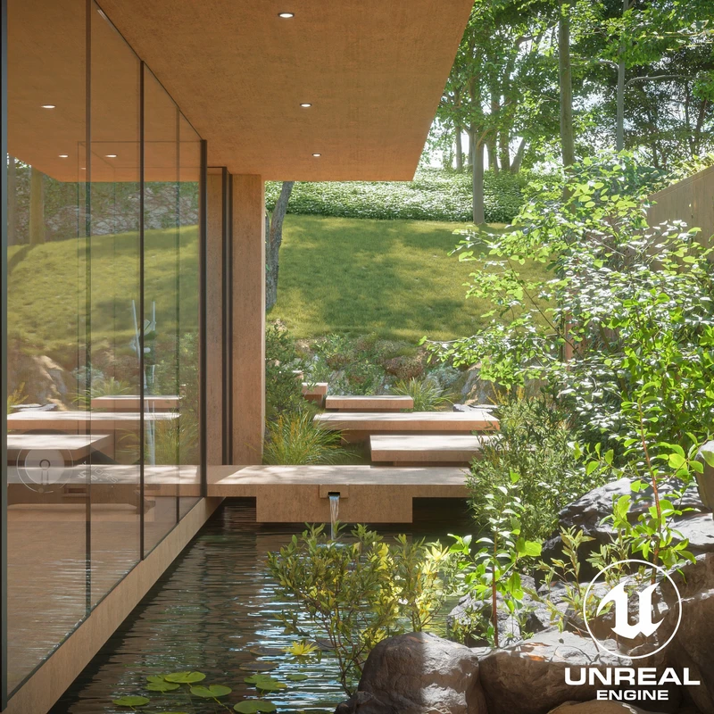 Lakeside House Renovations Archviz