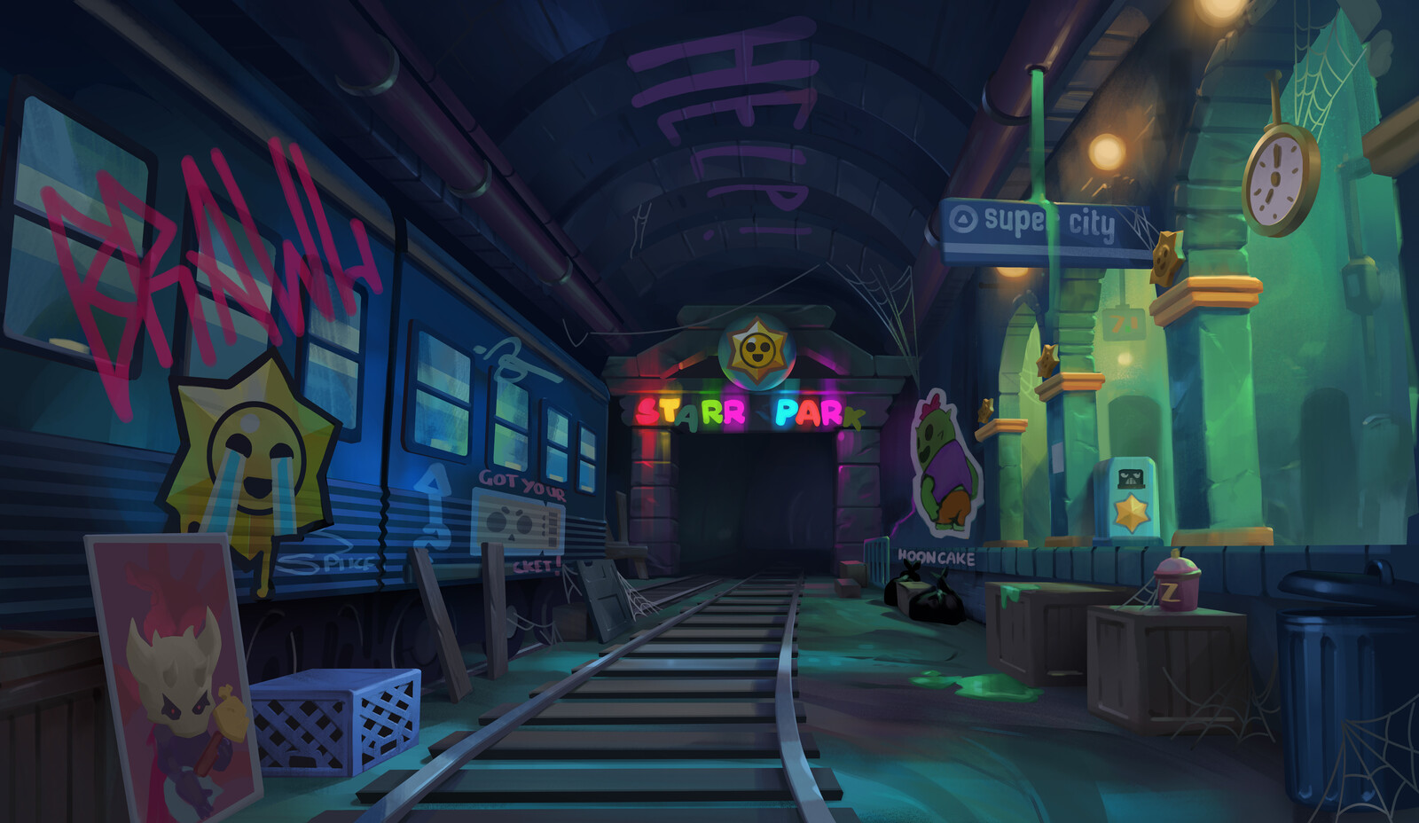 Brawlstars Subway surfers collab