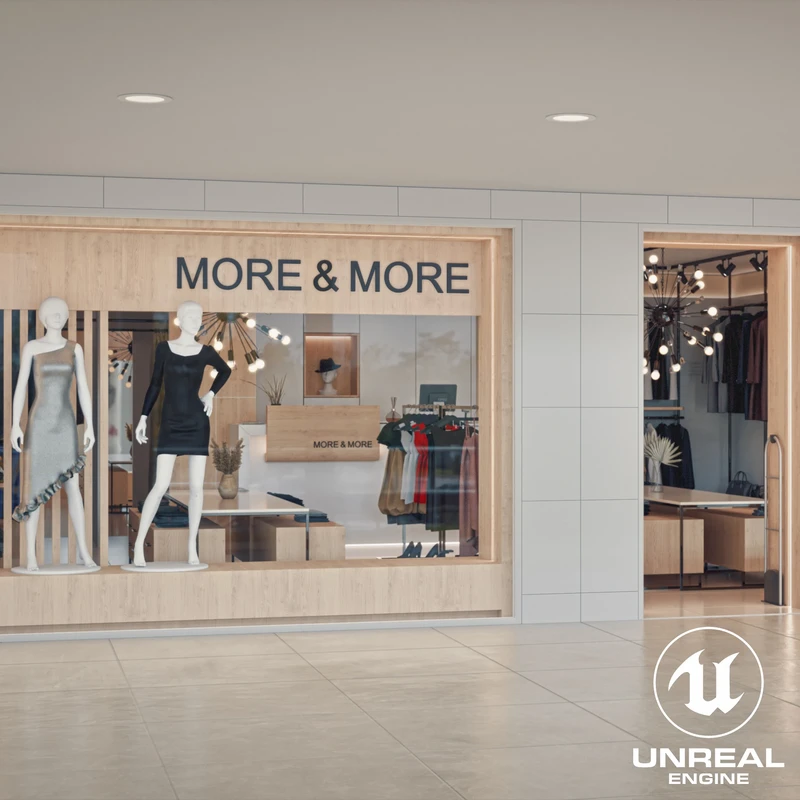 Clothing Shop Archviz