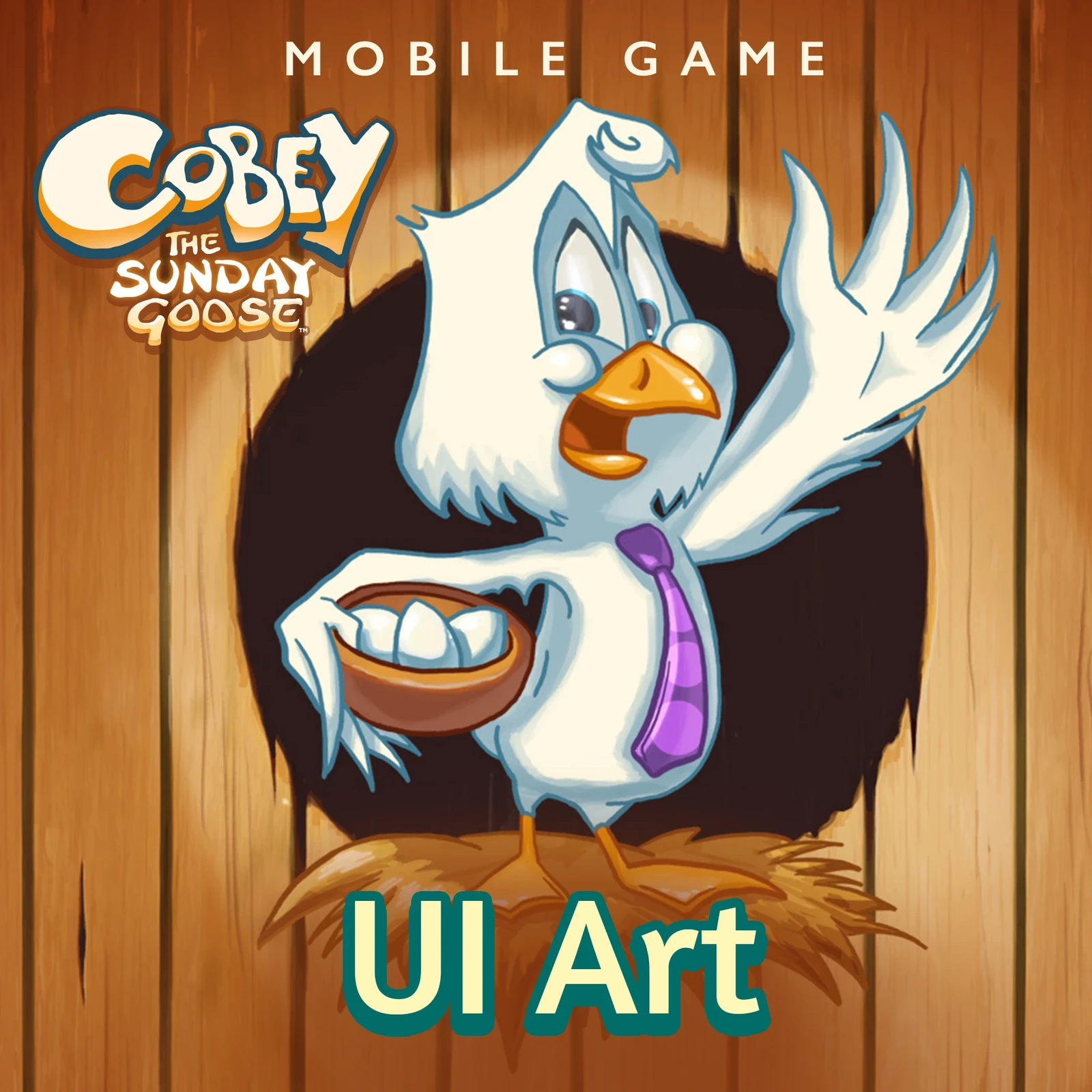 UI Art - Cobey and the Sunday Goose