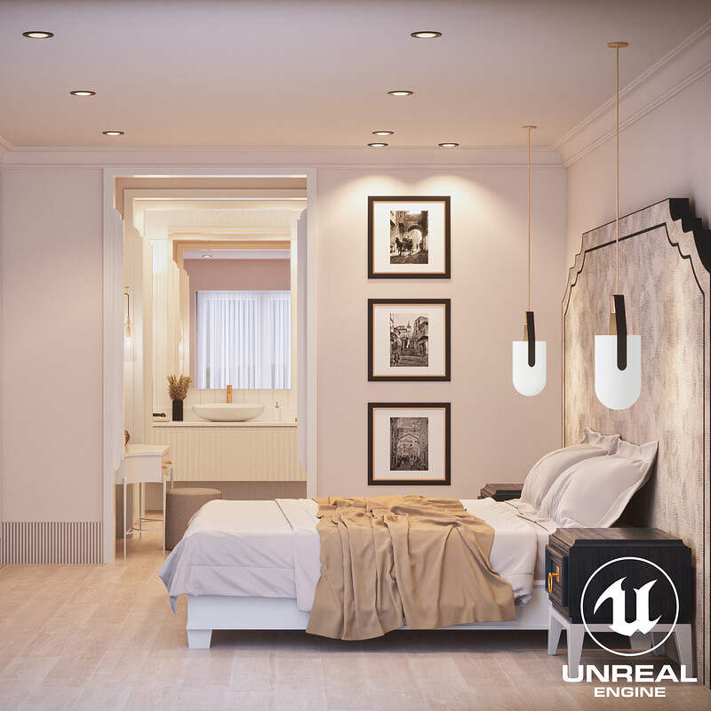 Apartment Bedroom Archviz