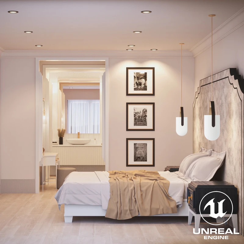 Apartment Bedroom Archviz