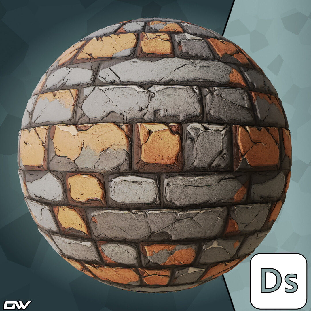 Stylized Stone Wall Texture