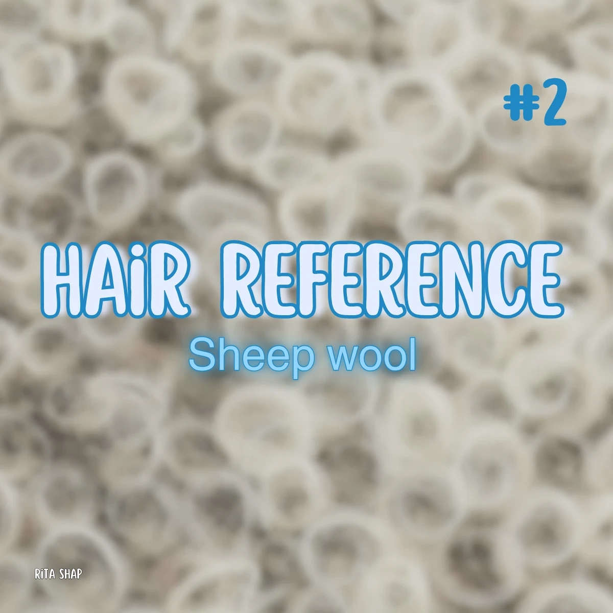 ArtStation - Hair Reference - Sheep Wool