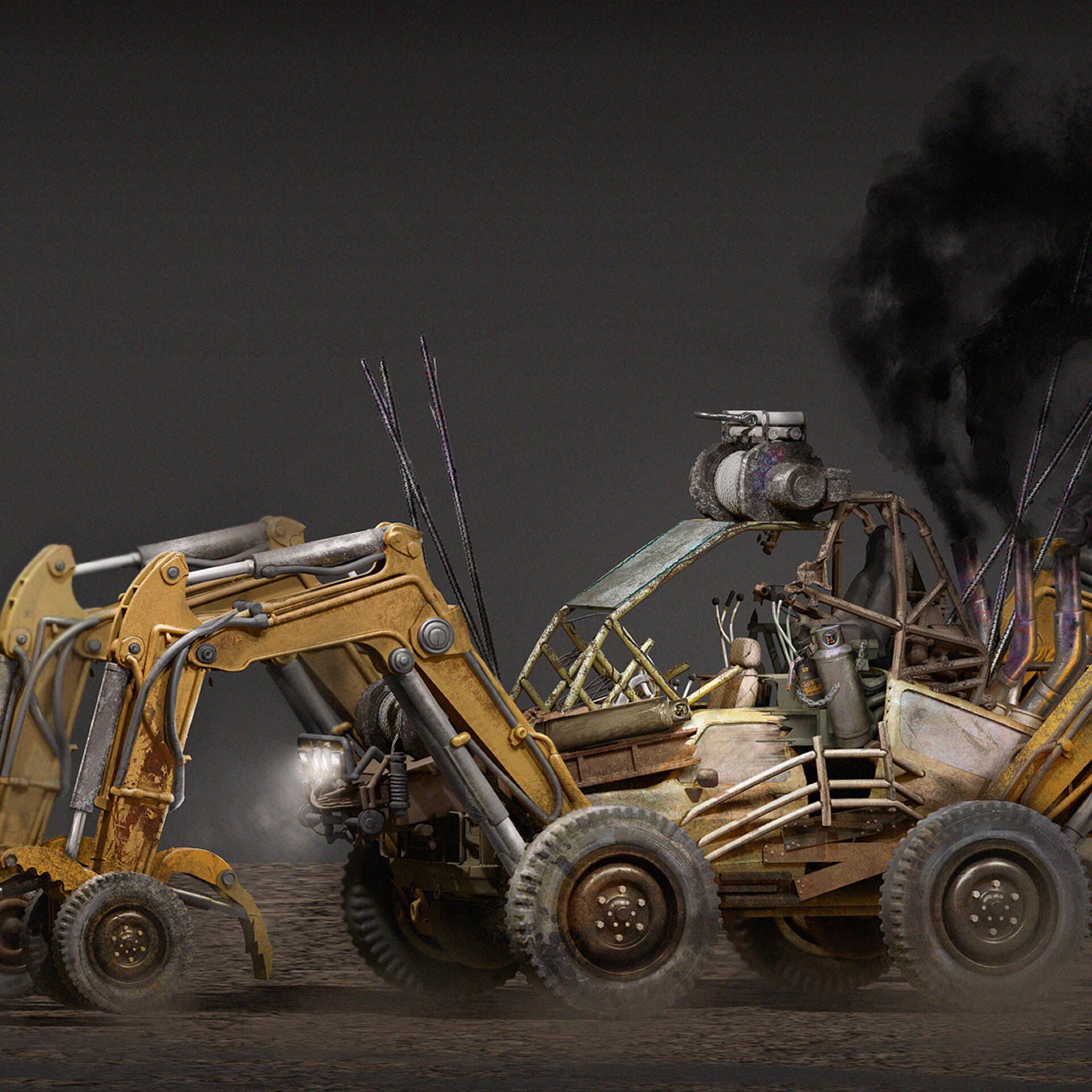 ArtStation - Whisper of Rust - Vehicle Design