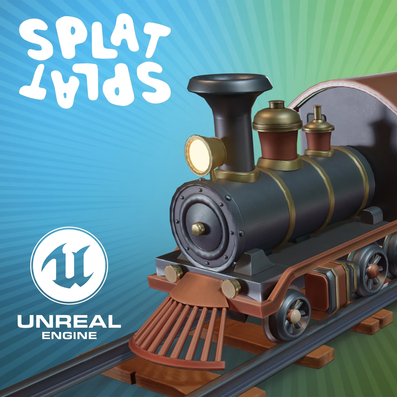 Locomotive and Carts - Splat Splat