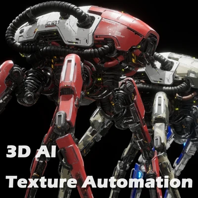 Exploration of 3D AI + Texture Automation Pipeline