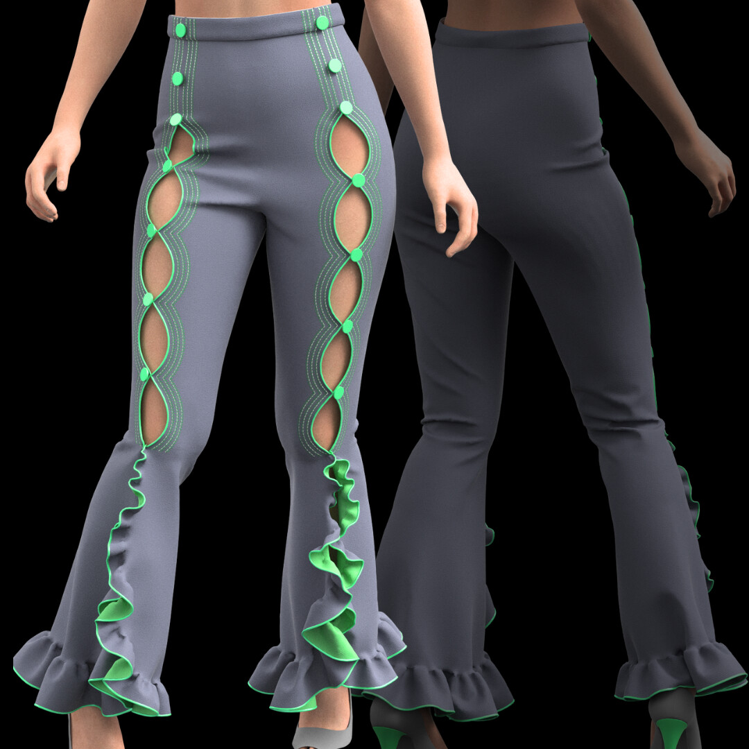 ArtStation - Women’s Pants — CLO 3D Design