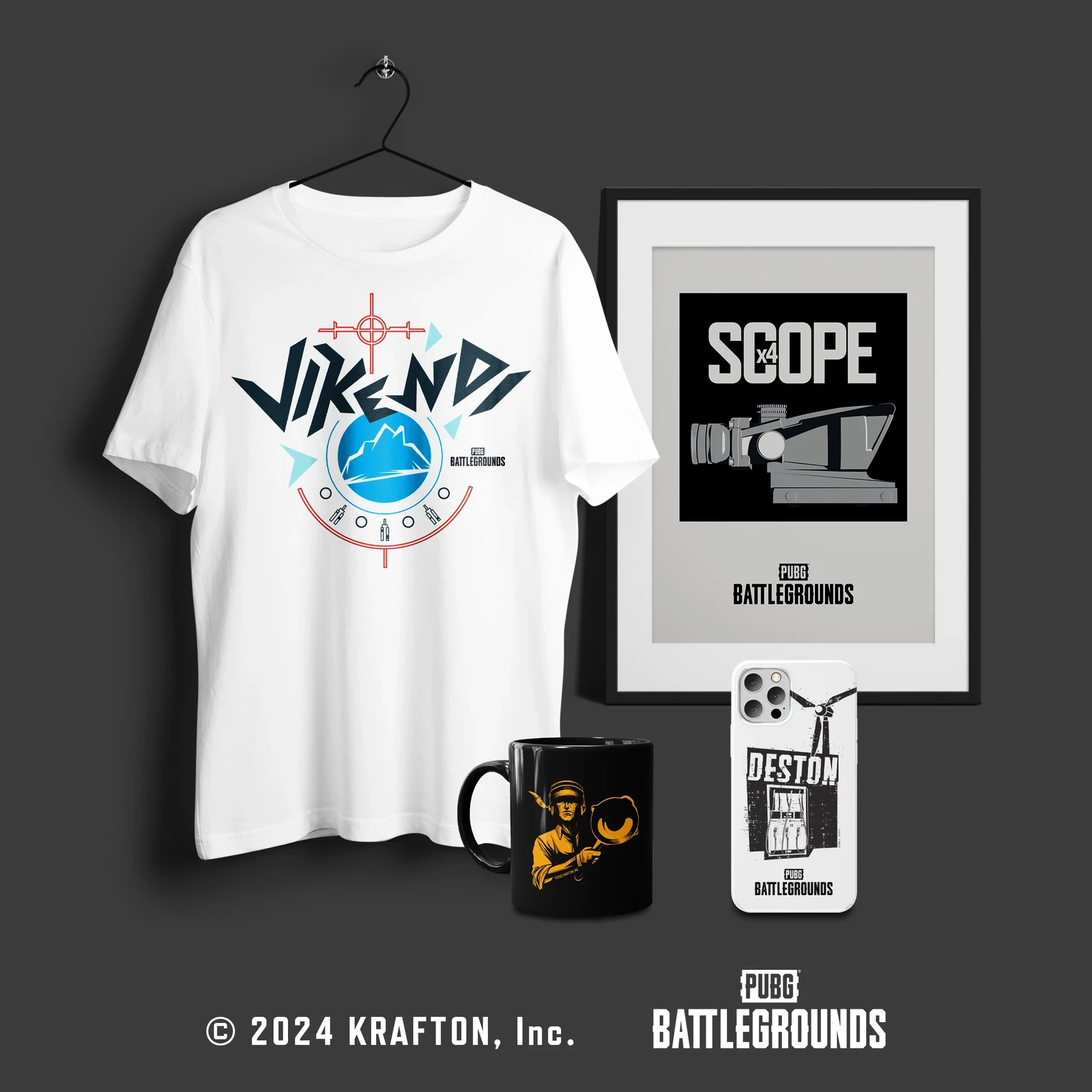 PUBG: BATTLEGROUNDS / KRAFTON // ILLUSTRATIONS, MERCHANDISE, LOOKBOOK DEVELOPMENT