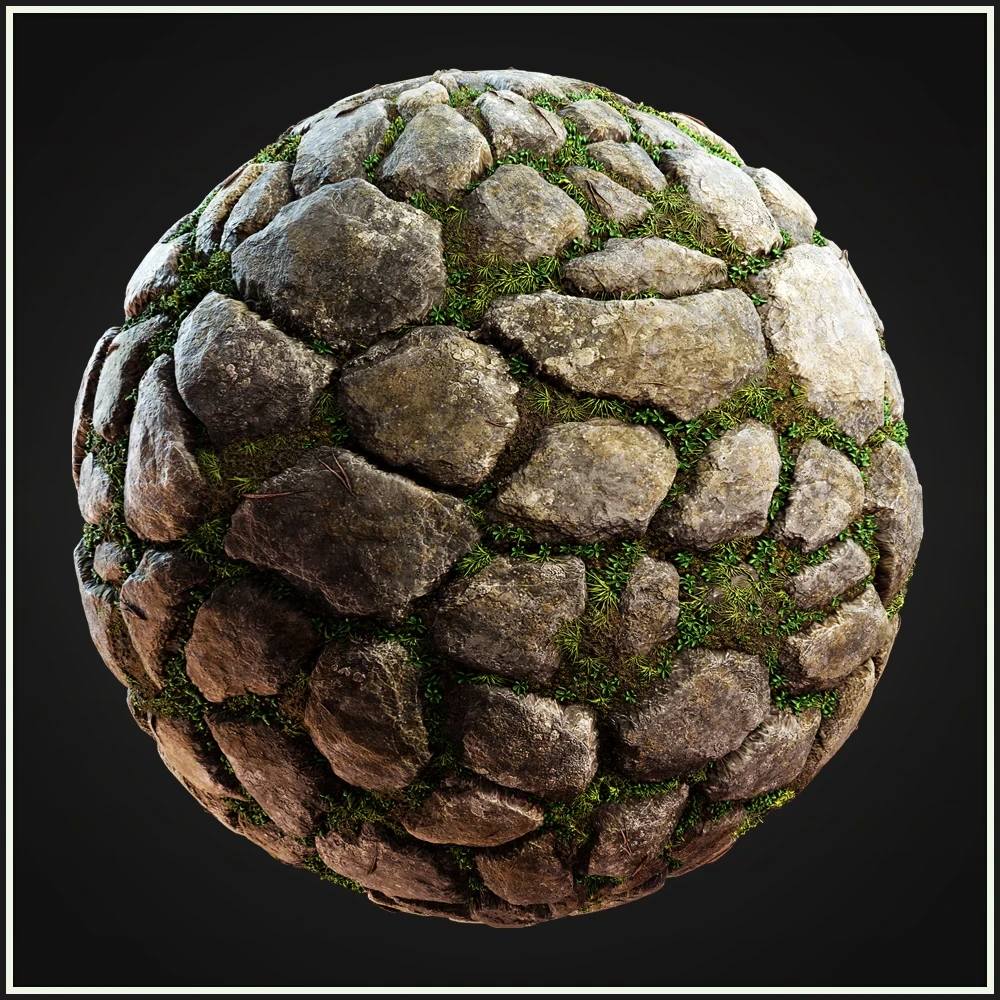 COBBLESTONE PATH - MATERIAL