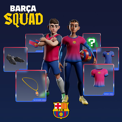 Barça Squad - Lead Artist & Technical Artist