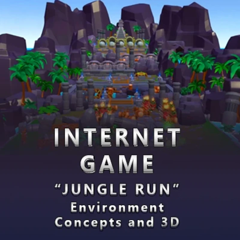 "Jungle Run" Concepts & 3D Models