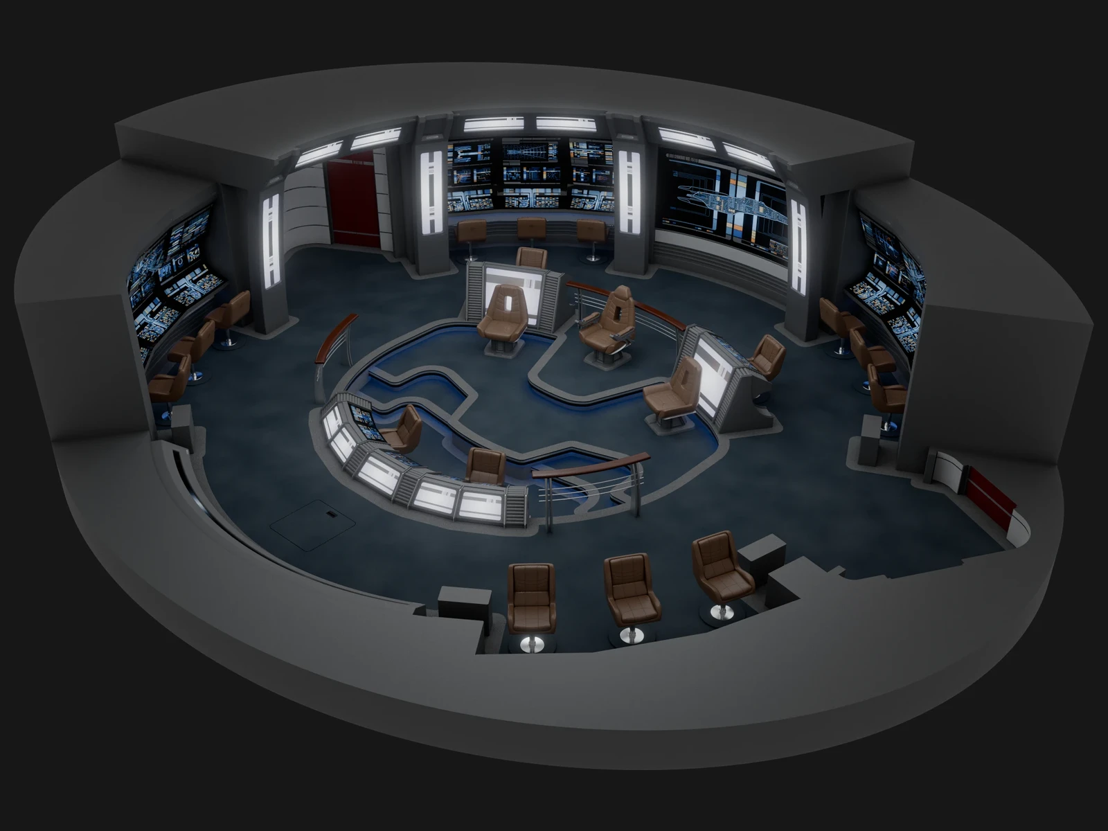 USS Cerberus - Deck 01: Main Bridge