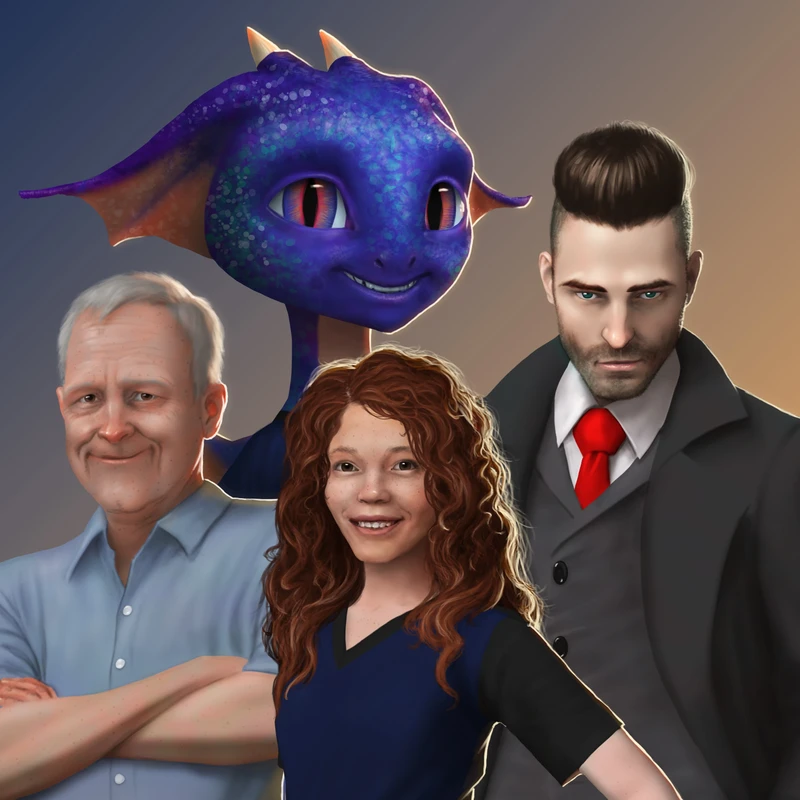 Galatea Digital - Baseball mobile game Illustrations