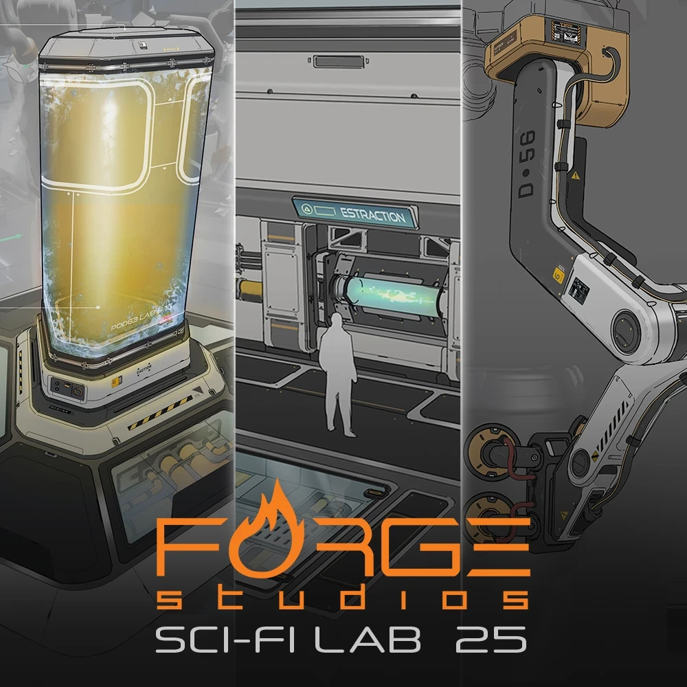 ArtStation - SCI-FI Lab 2025 - Environment/Props Concept Art